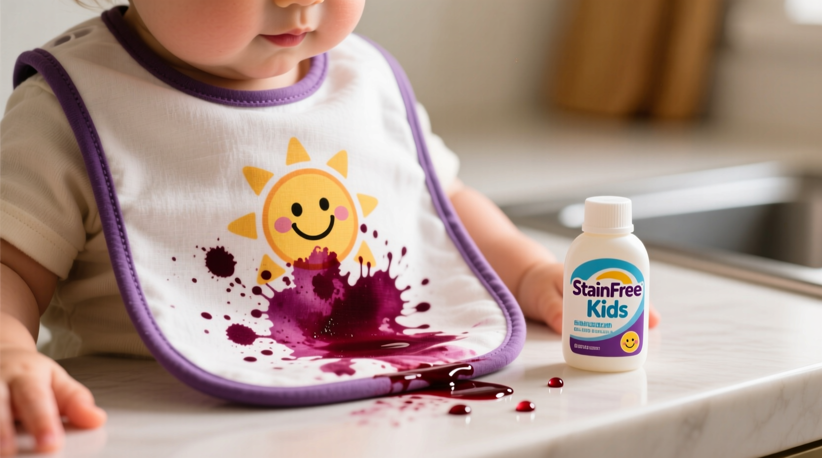 berry stain removal for toddler bibs