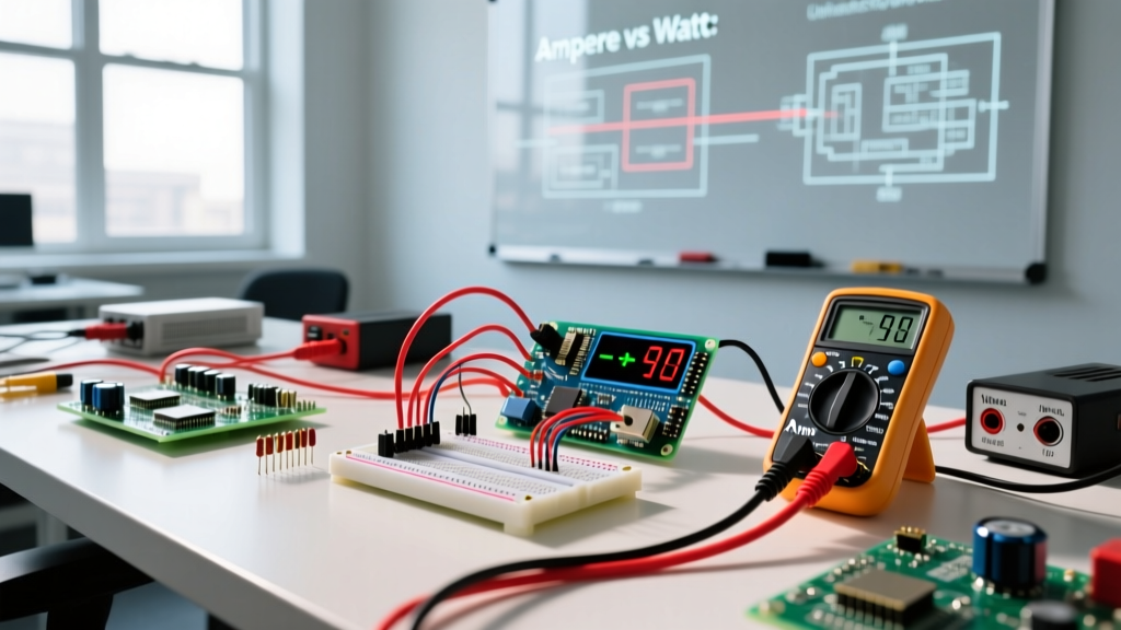 Ampere vs Watt: Circuit Sizing and Power Differences