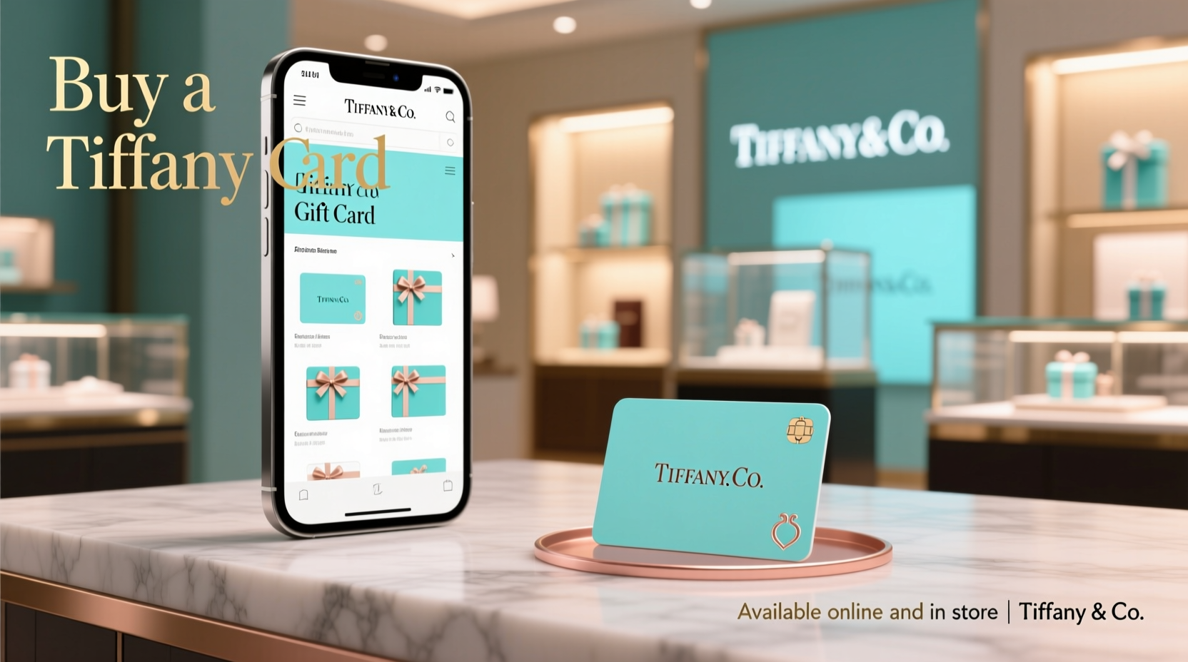 how do i purchase a tiffany gift card