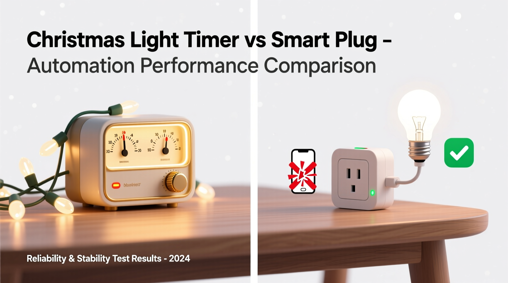 christmas light timer vs smart plug which gives better automation without app crashes