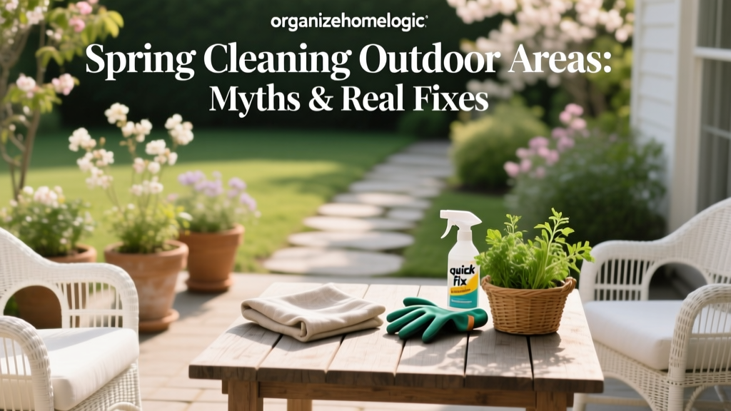 Spring Cleaning Outdoor Areas: Myths & Real Fixes