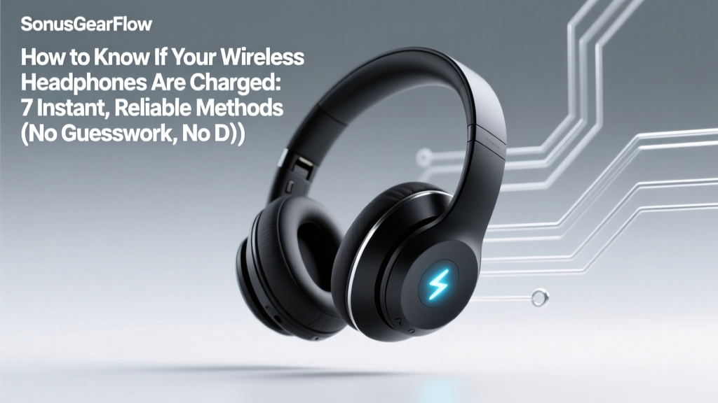 How to Know If Wireless Headphones Are Charged
