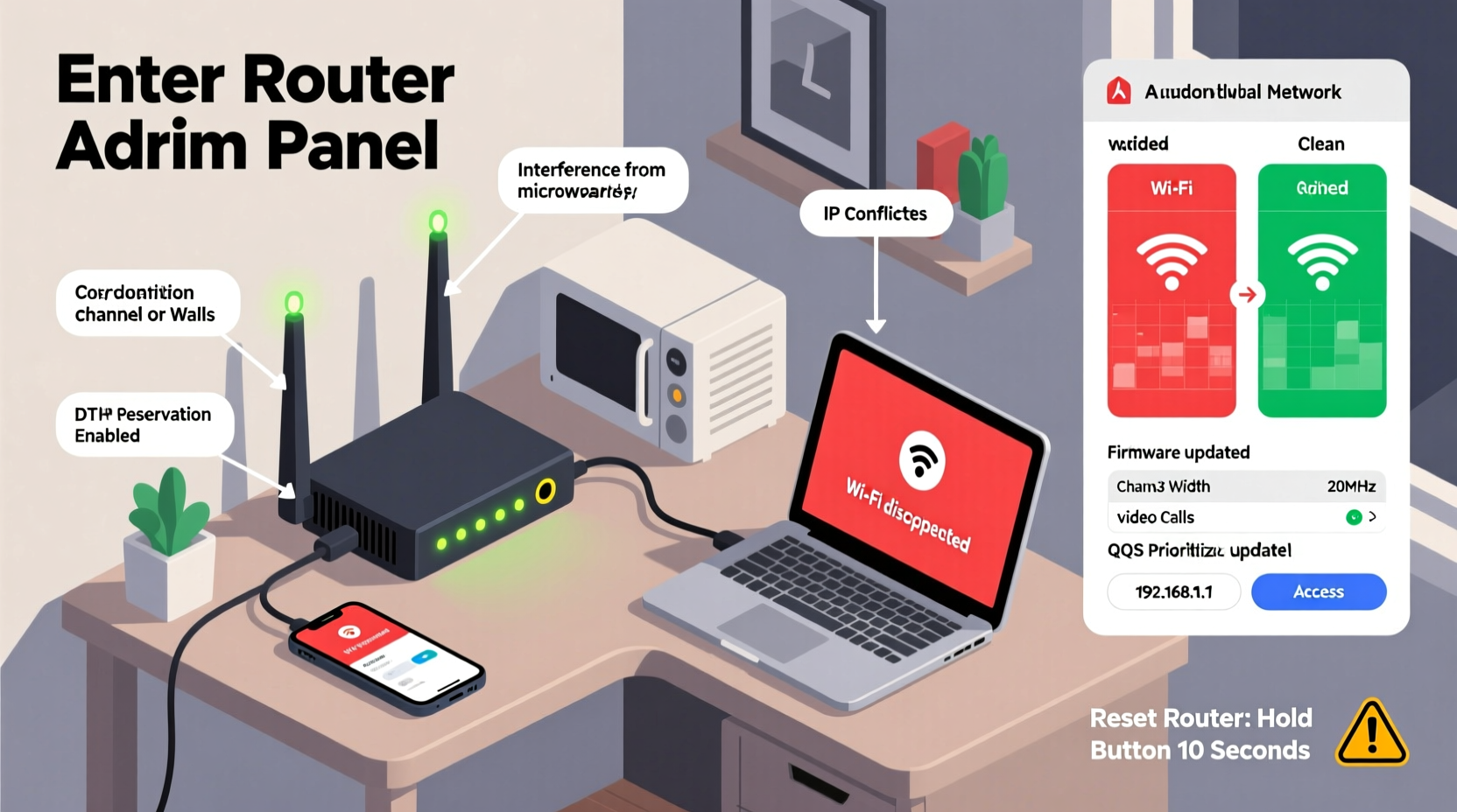 why does my wifi keep disconnecting and router settings that fix it