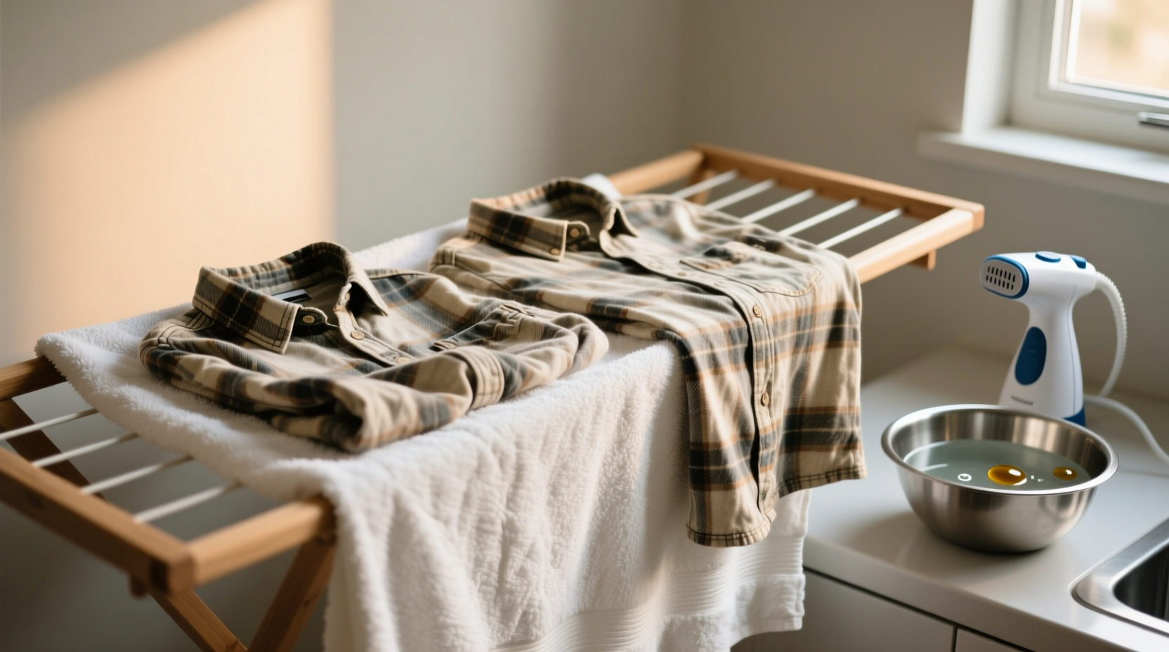 how to revive stiff flannel shirts without fabric softener