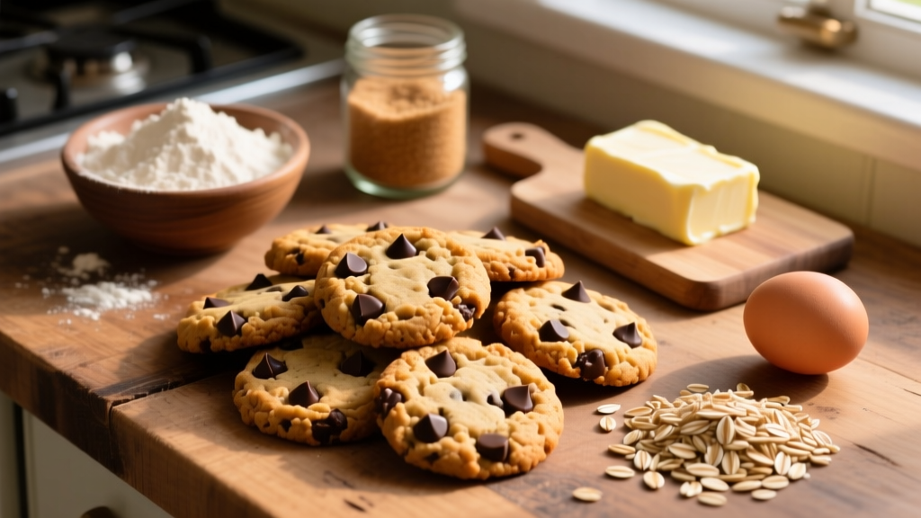 Air Fryer Oatmeal Chocolate Chip Cookies (Crispy & Chewy!)