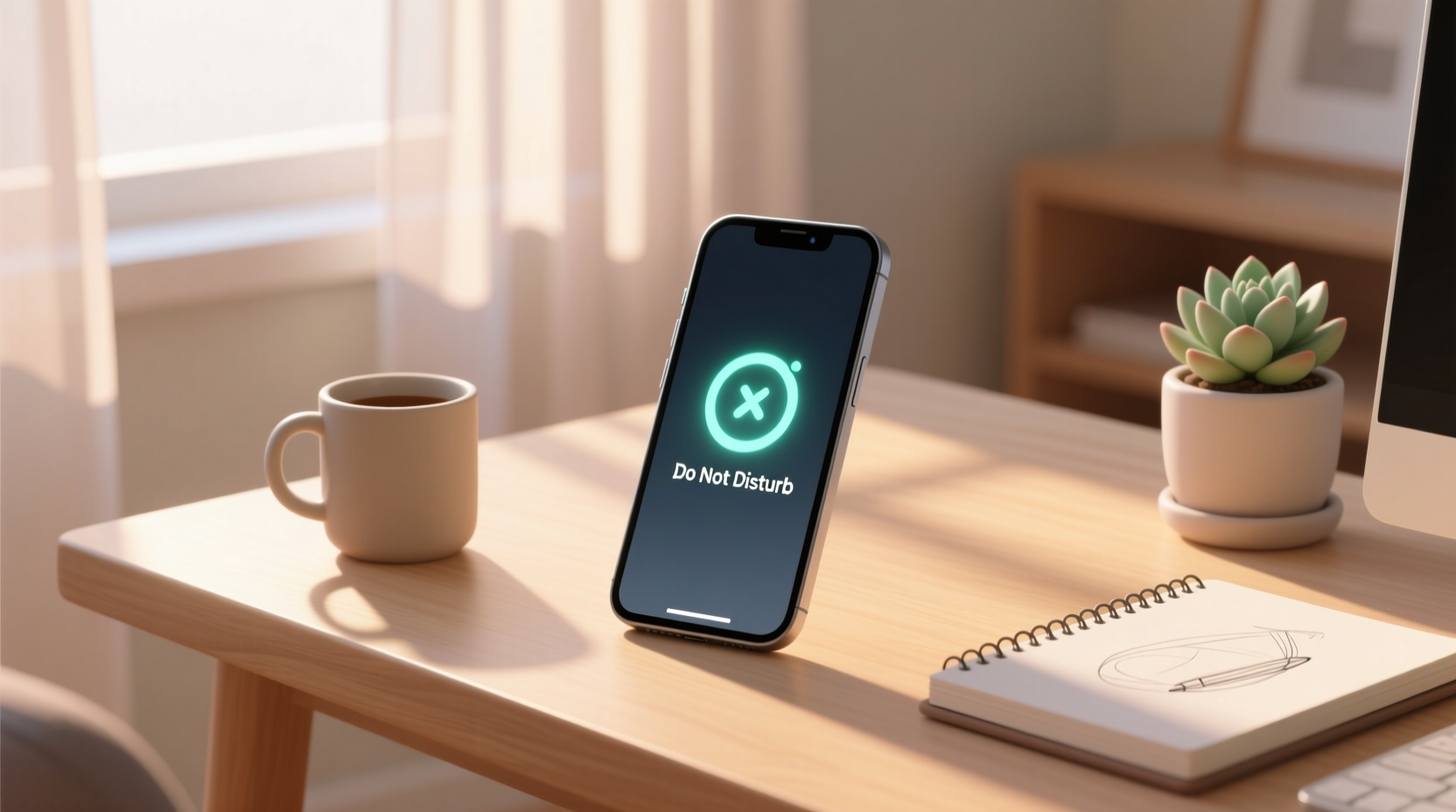 turn on do not disturb during the day to be more produc