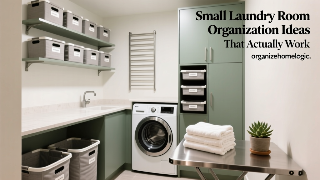 Small Laundry Room Organization Ideas That Actually Work