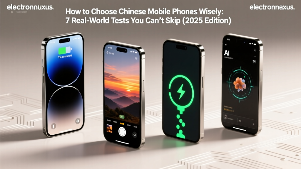 How to Choose Chinese Mobile Phones Wisely: 7 Real-World Tests You Can’t Skip (2025 Edition)