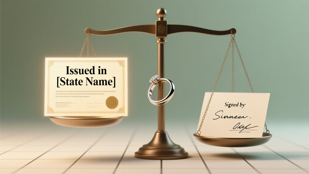 Wedding Officiant Out-of-State? Laws by License Location