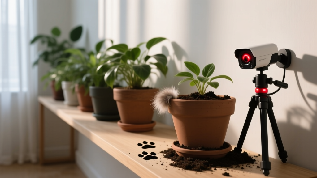 What’s Digging in My Indoor Potted Plants at Night?