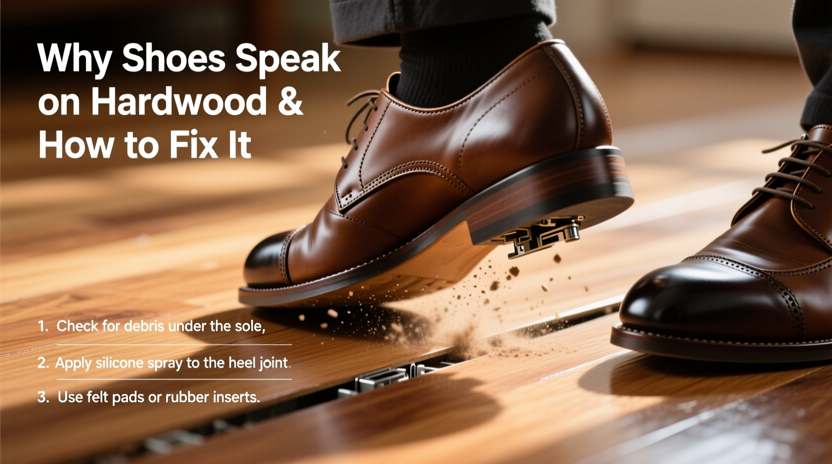 why do my shoes squeak on hardwood and how to silence them