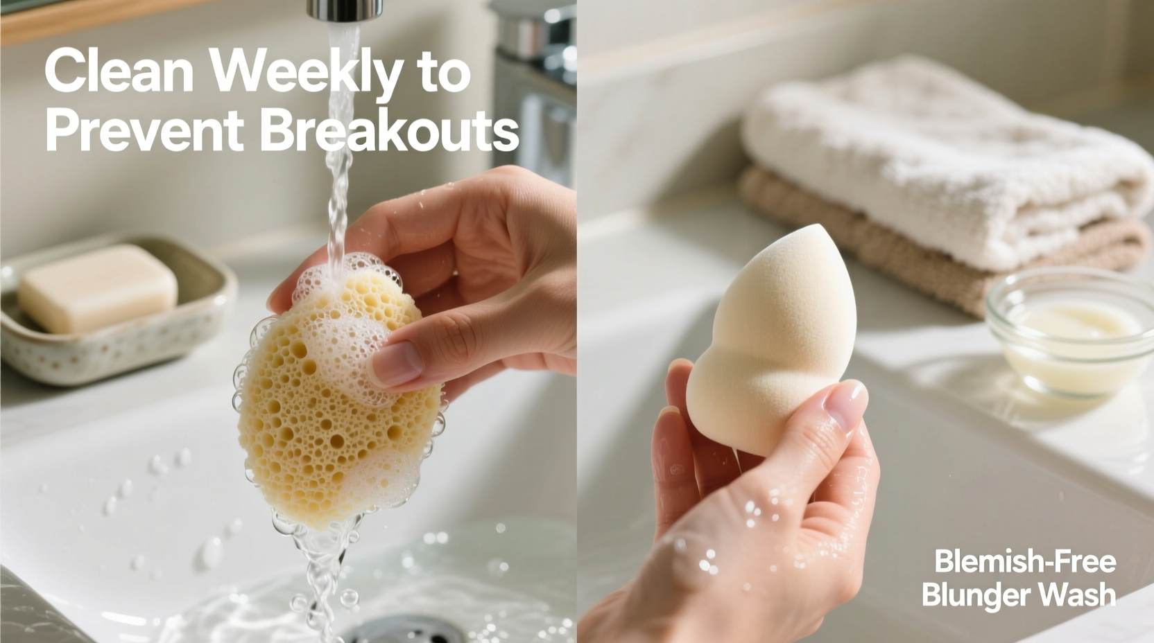 how to clean beauty blenders properly to prevent breakouts
