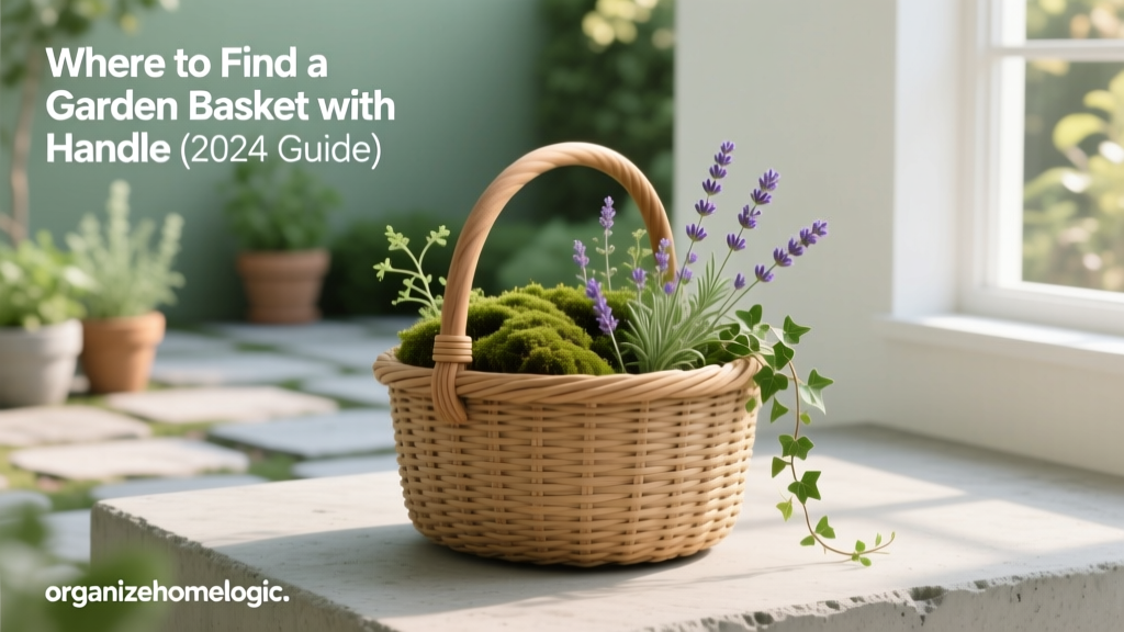 Where to Find a Garden Basket with Handle (2024 Guide)
