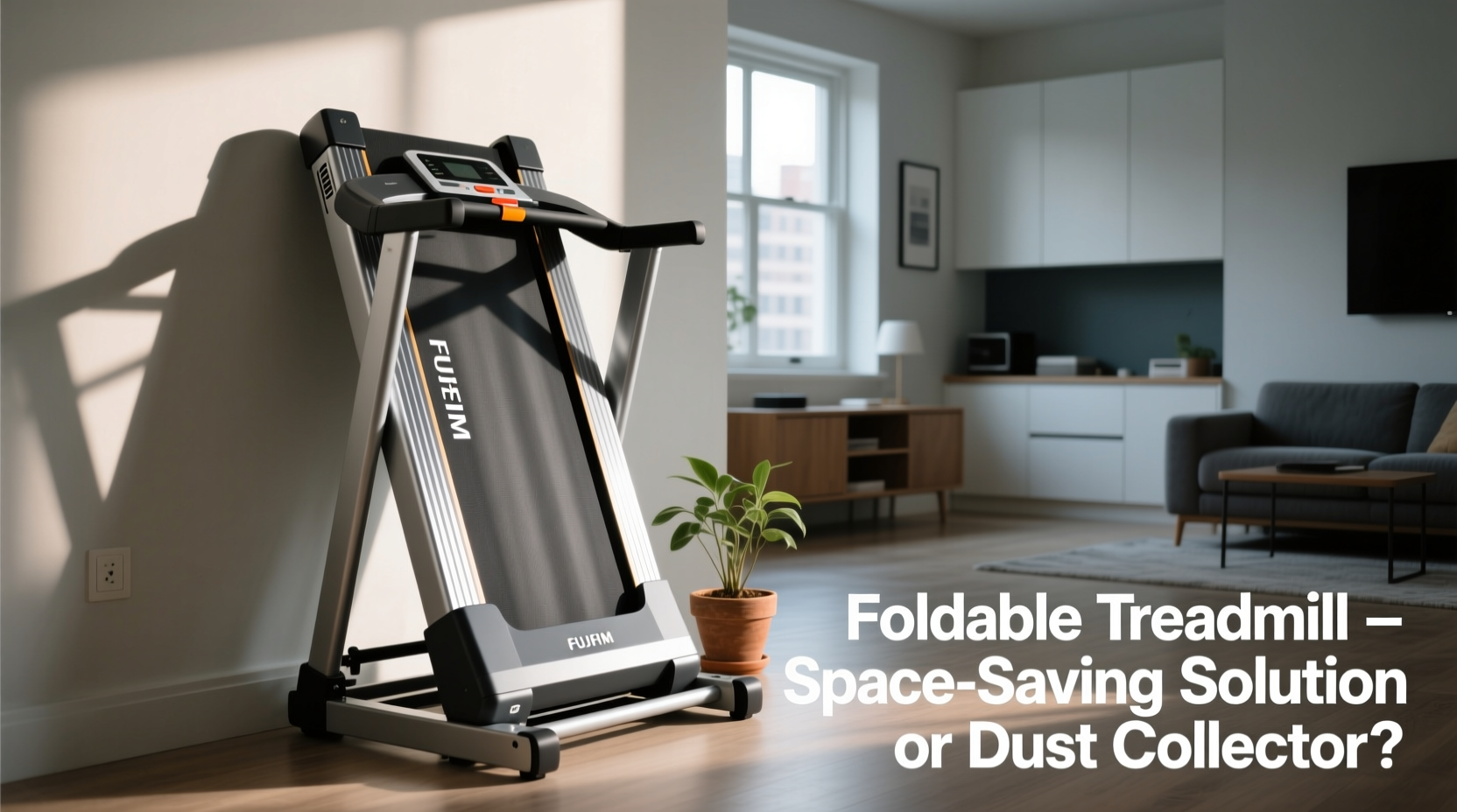 is a foldable treadmill practical for studio apartments or just a dust collector