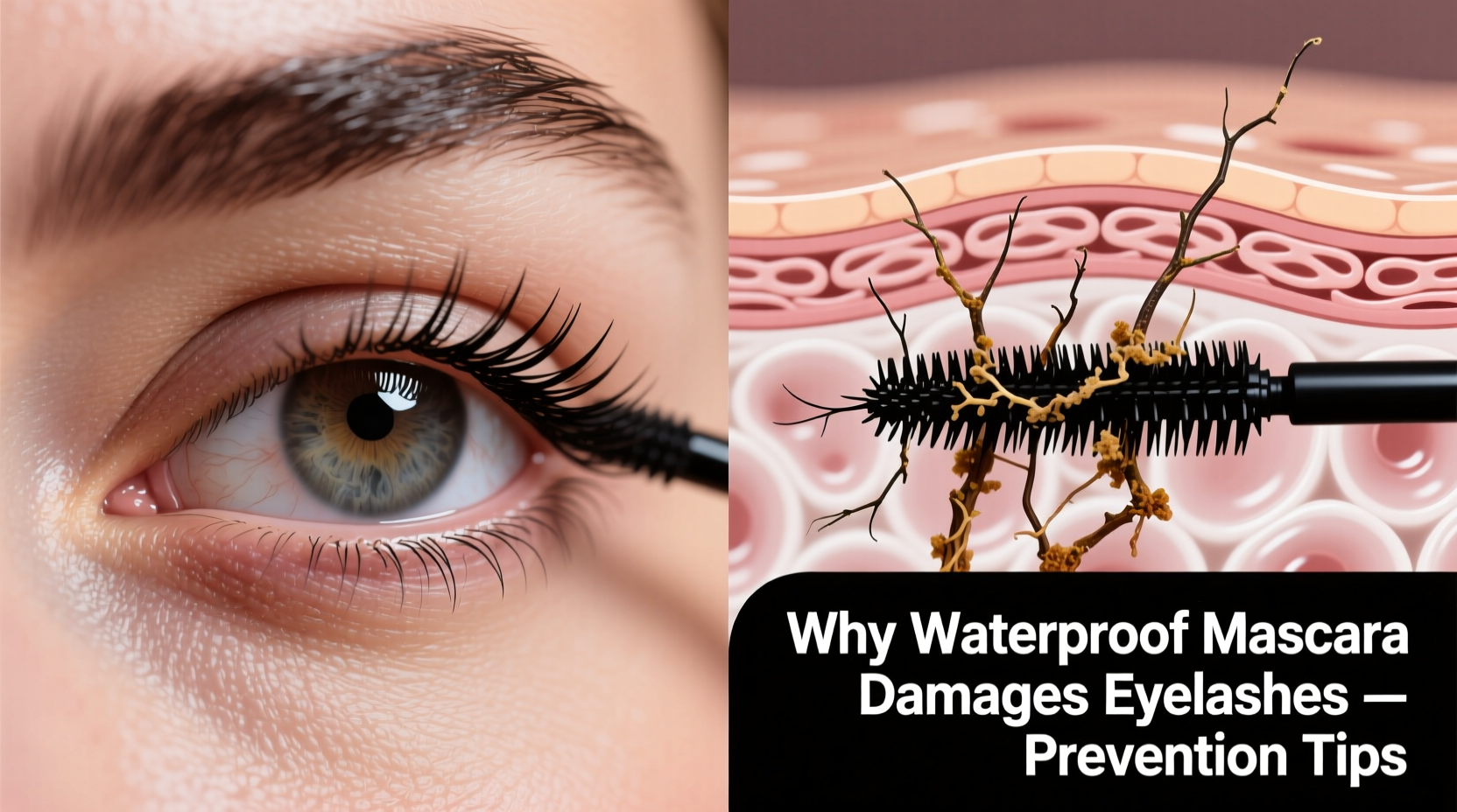 why do my eyelashes fall out after using waterproof mascara how to prevent damage