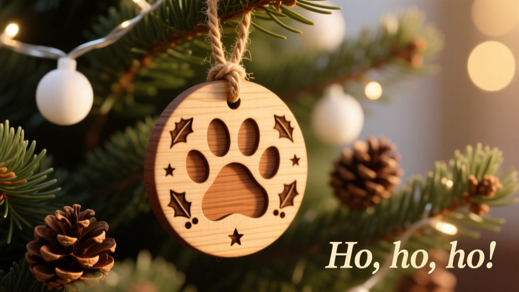 This DIY Paw Print Ornament Will Spruce Up Your Christmas Tree Faster Than You Can Say 'Ho, Ho, Ho'