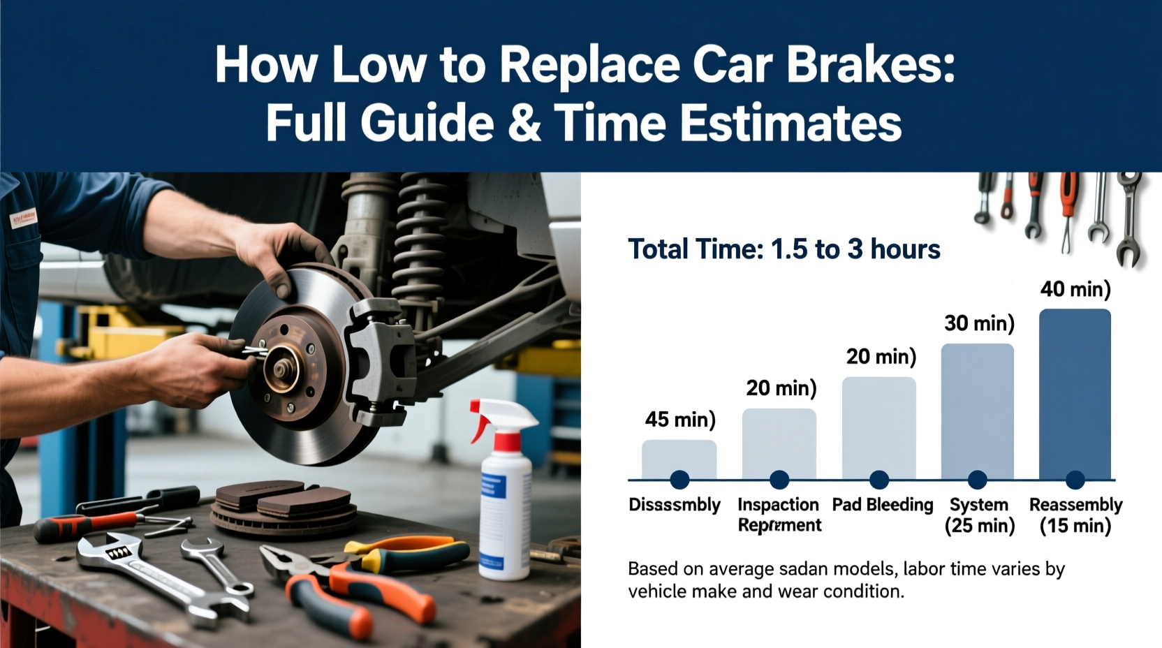 how long does it take to replace car brakes