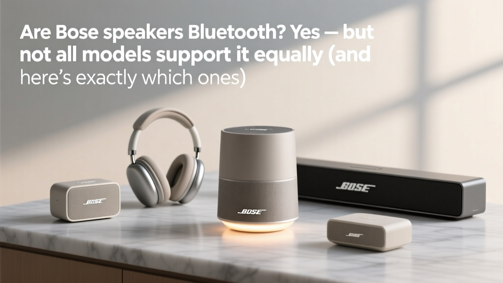 Bose Speakers Bluetooth? Which Models Work (2026)