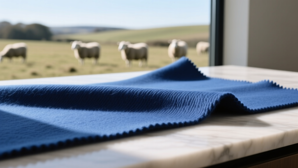 Blue Wool Material: The Designer’s Guide to Premium Natural Fabric