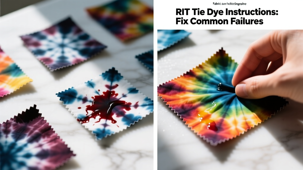 RIT Tie Dye Instructions: Fix Common Failures