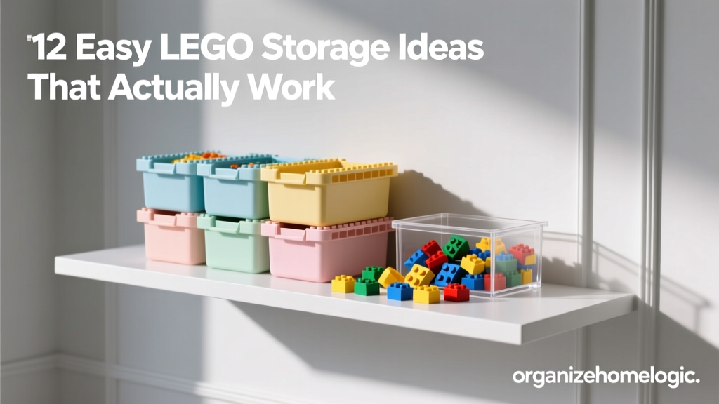 12 Easy LEGO Storage Ideas That Actually Work