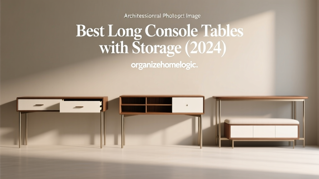 Best Long Console Tables with Storage (2024)