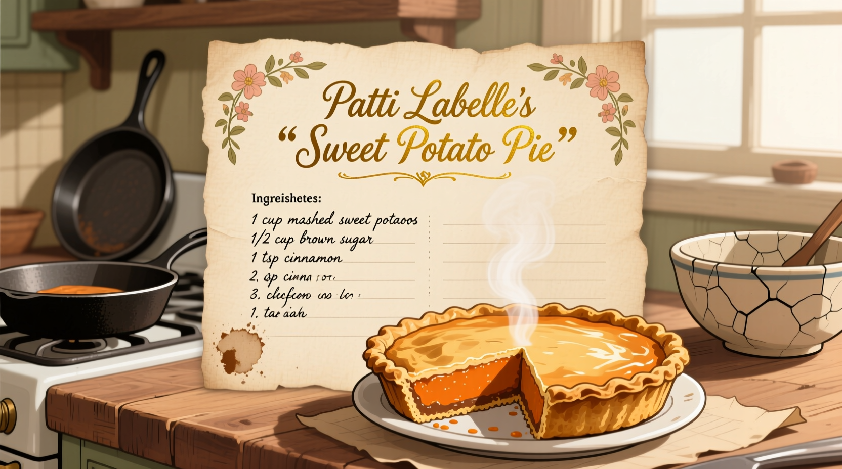 Patti LaBelle's Authentic Sweet Potato Pie Recipe