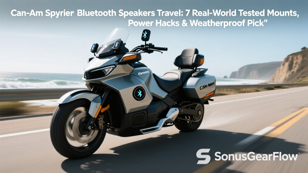 Can-Am Spyder Bluetooth Speakers Travel (2026)