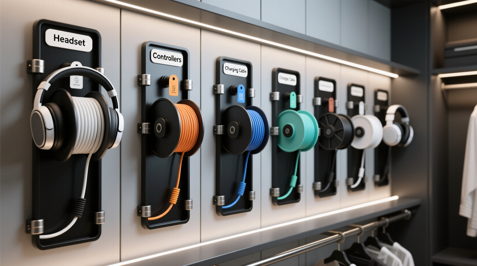 closet organization tips for vr accessories