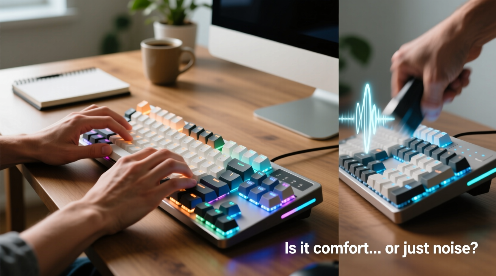 is mechanical keyboard necessary for typing comfort or just loud