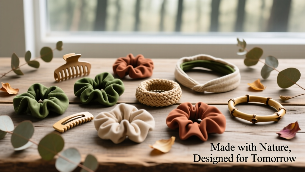 Eco-Friendly Hair Accessories: Compostable Scrunchies & B...