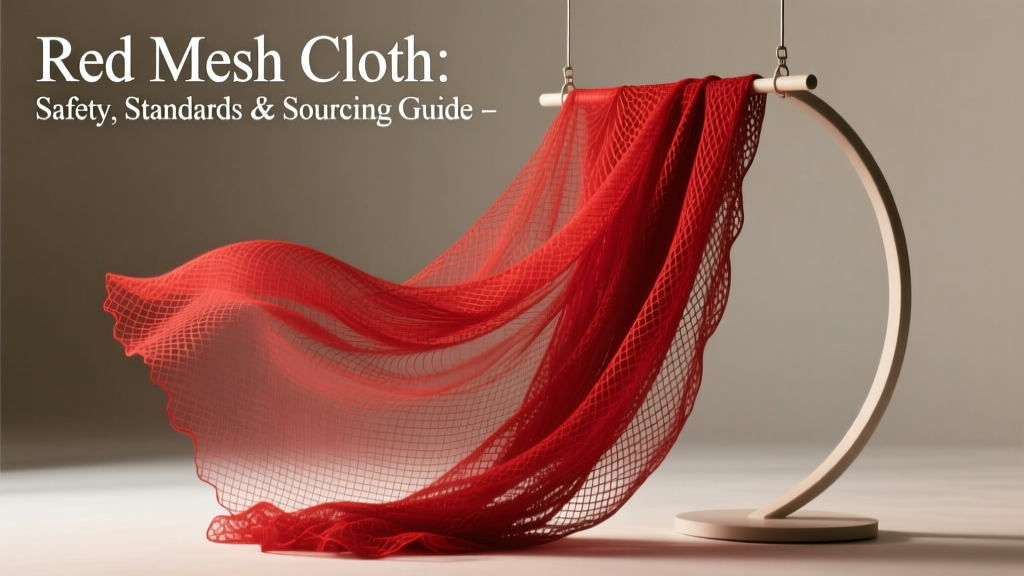 Red Mesh Cloth: Safety, Standards & Sourcing Guide