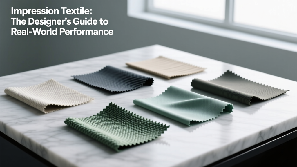 Impression Textile: The Designer’s Guide to Real-World Performance