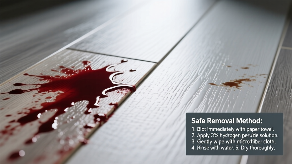 How to Remove Blood from Vinyl Flooring Safely