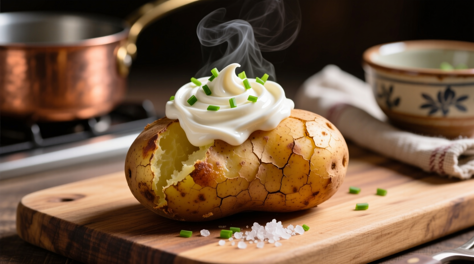 Perfect Baked Potato with Sour Cream Recipe & Tips