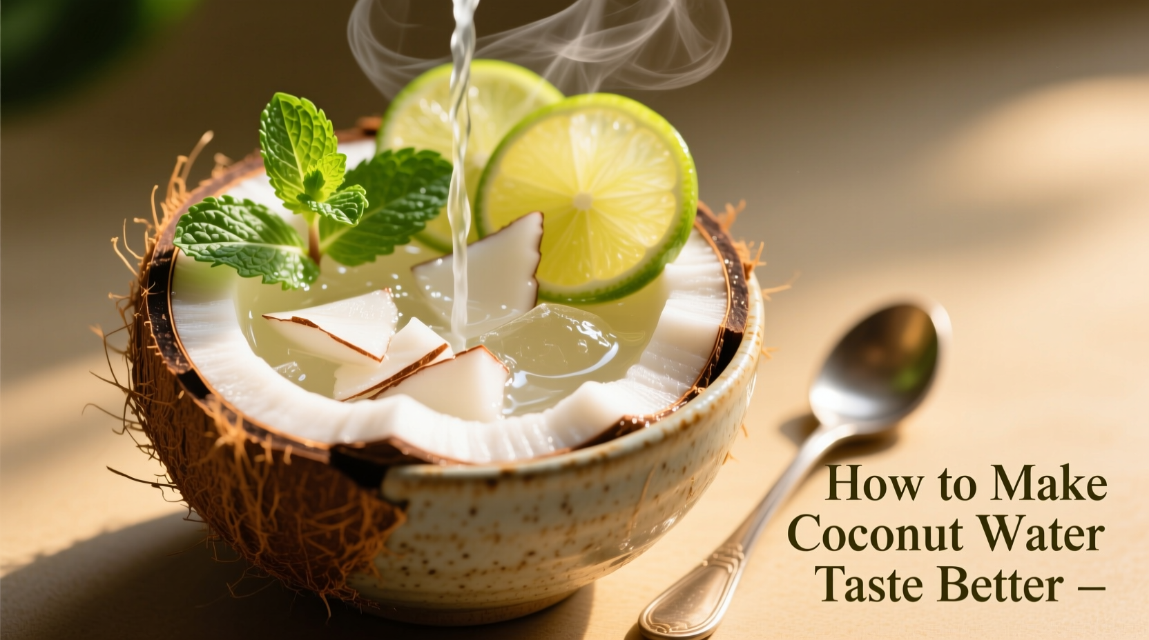 how to make coconut water taste better