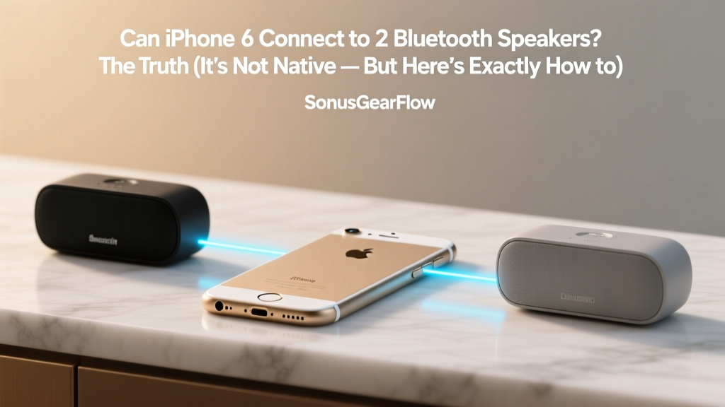 iPhone 6 Bluetooth Speakers: How to Connect 2 (2026)