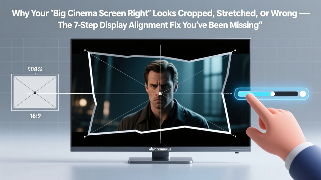 Why Your 'Big Cinema Screen Right' Looks Cropped, Stretched, or Wrong — The 7-Step Display Alignment Fix You’ve Been Missing