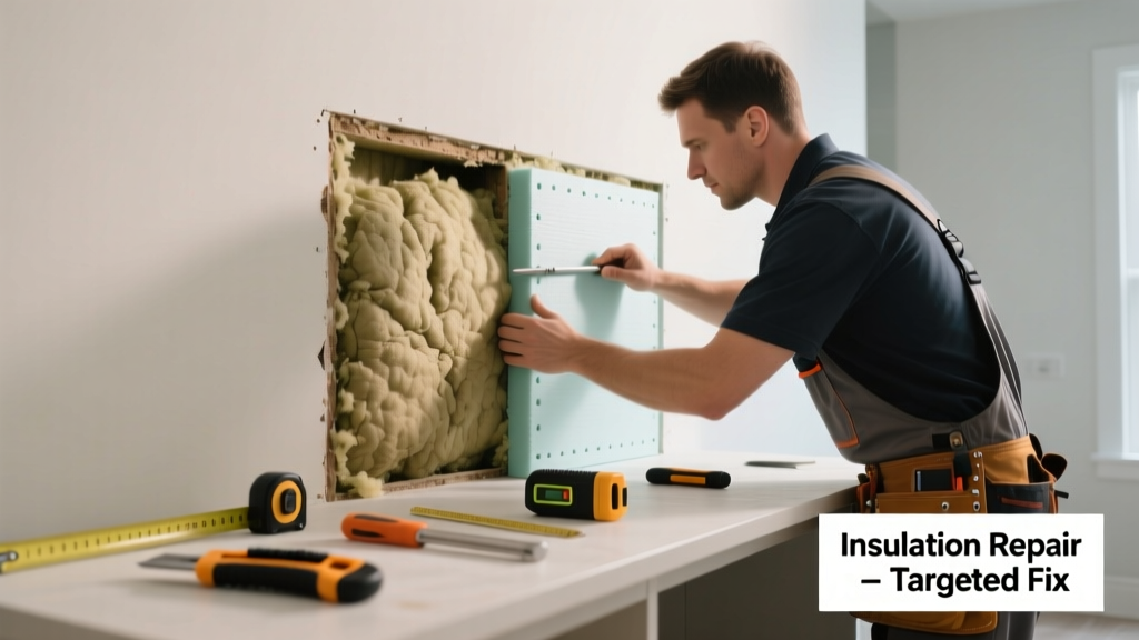 Replacing Settled Wall Insulation: A Targeted Fix