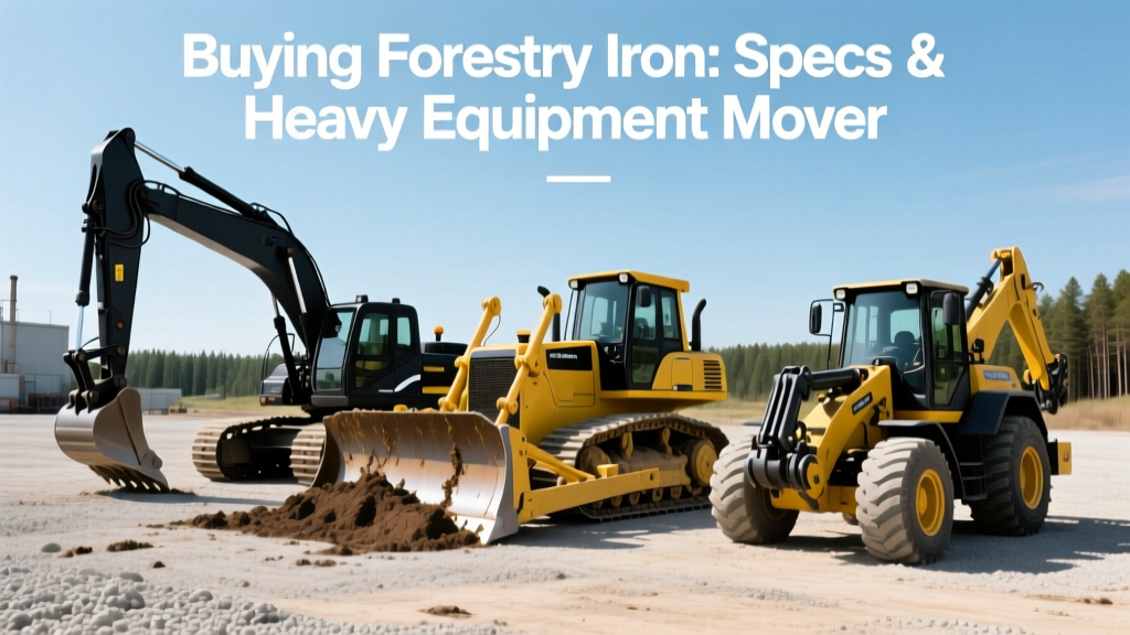 Buying Forestry Iron: Specs & Heavy Equipment Mover Burgoyne Logistics
