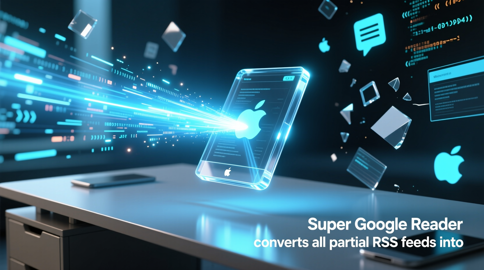 super google reader converts all partial rss feeds into