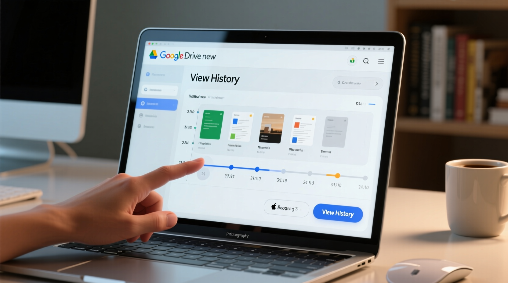 how to use google drives new view history feature