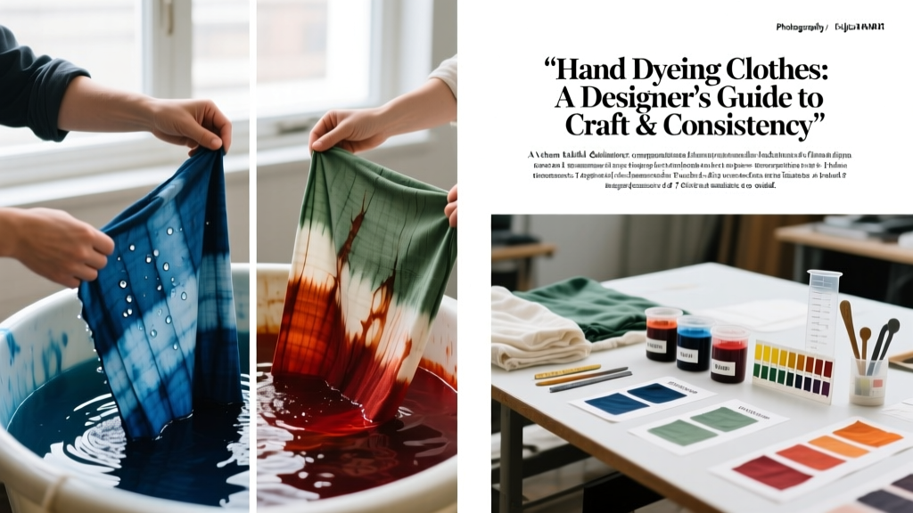 Hand Dyeing Clothes: A Designer’s Guide to Craft & Consistency