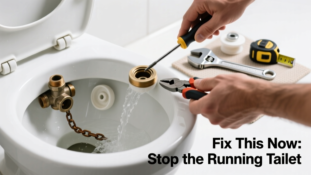How to Fix a Running Toilet That Won’t Stop Flushing