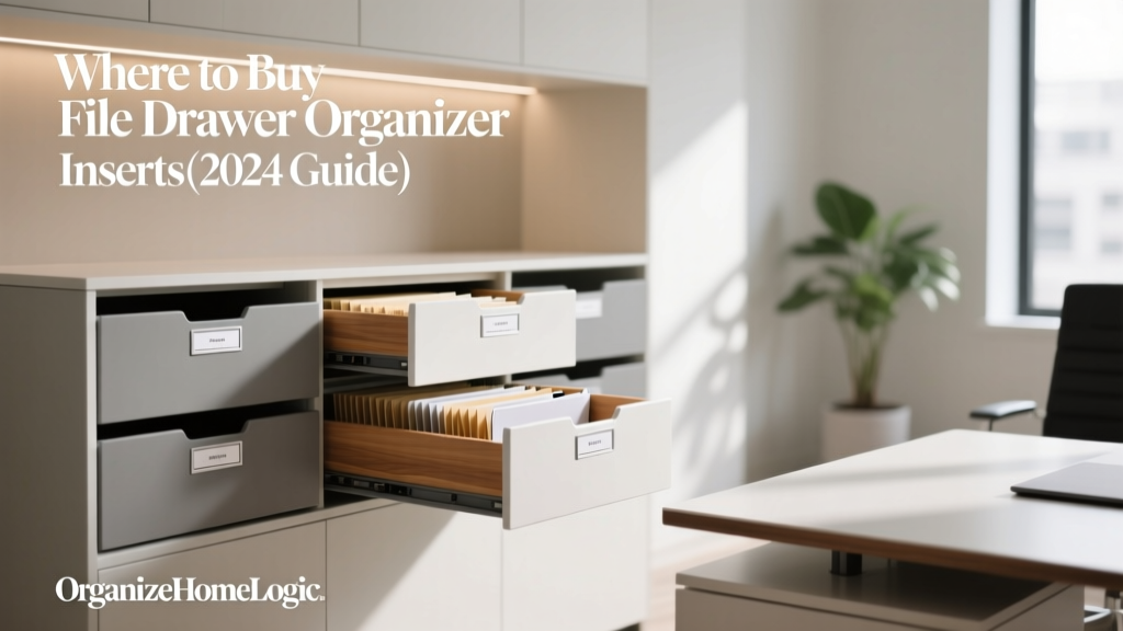 Where to Buy File Drawer Organizer Inserts (2024 Guide)
