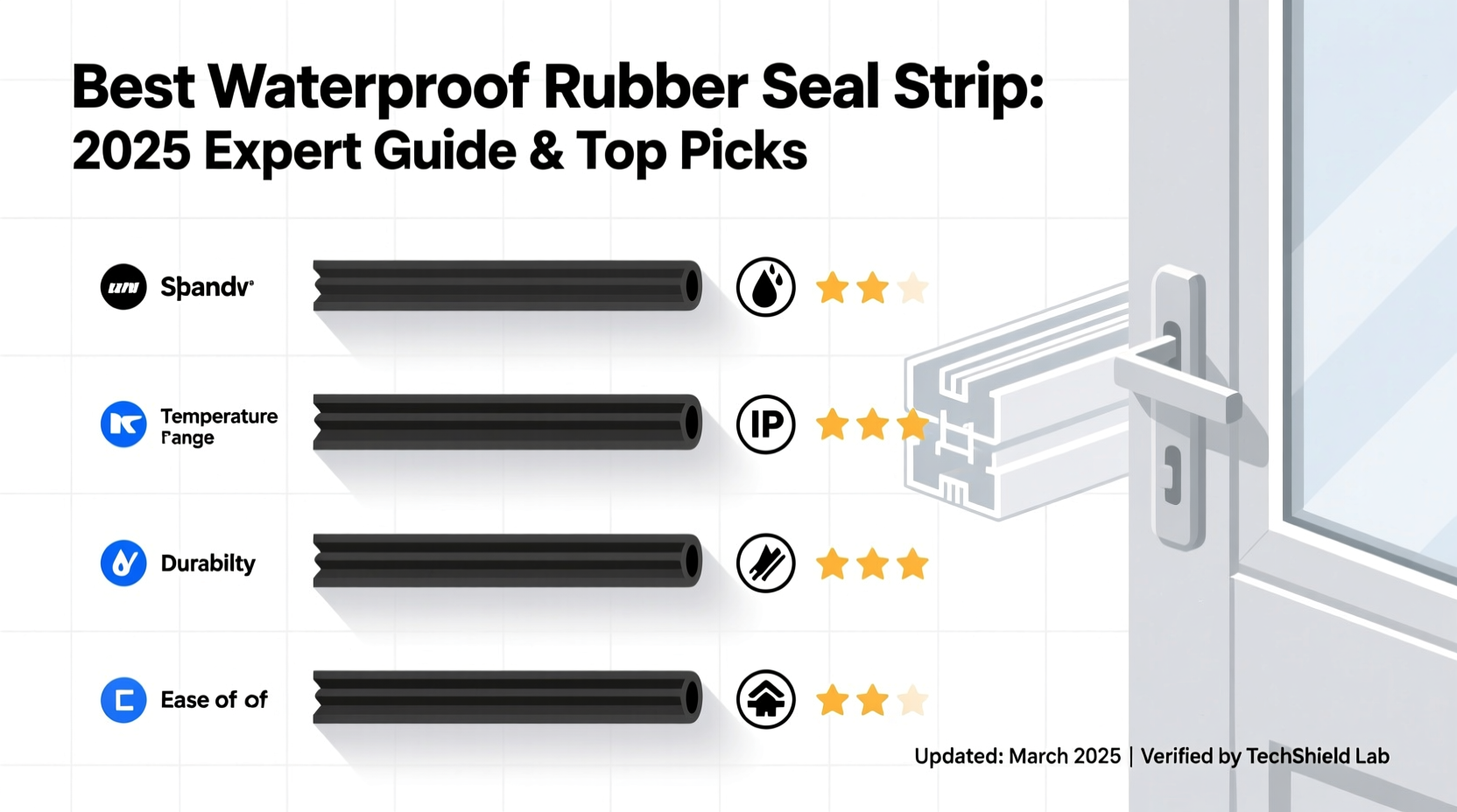 best waterproof rubber seal strip