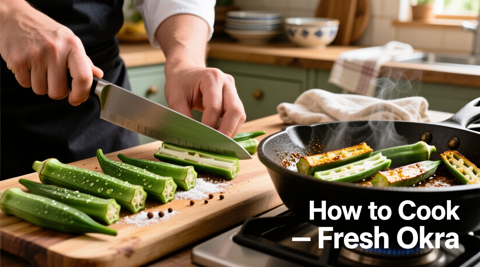 how to cook fresh okra
