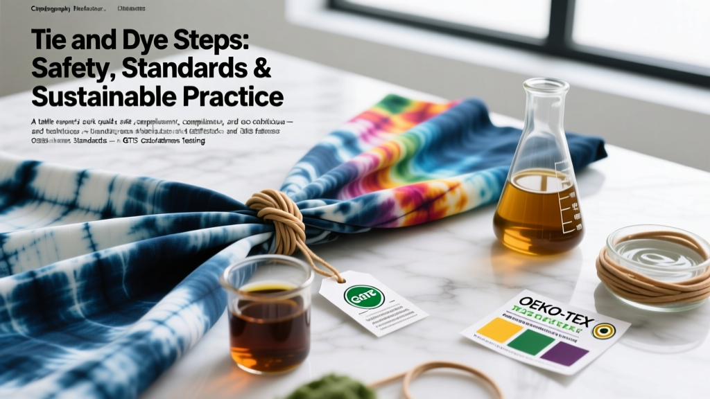 Tie and Dye Steps: Safety, Standards & Sustainable Practice