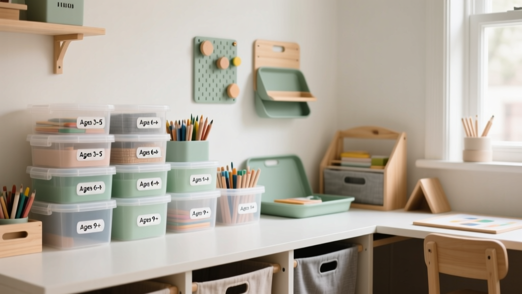 Organizing Kids’ Art Supplies by Age Group: Preschool Cra...