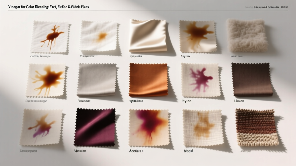 Vinegar for Color Bleeding: Fact, Fiction & Fabric Fixes